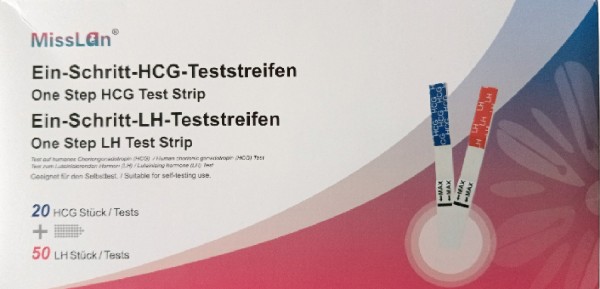 50 Ovulationstest 20 Schwangerschaftstest Streifen 25mIU/ml wochenbestimmung