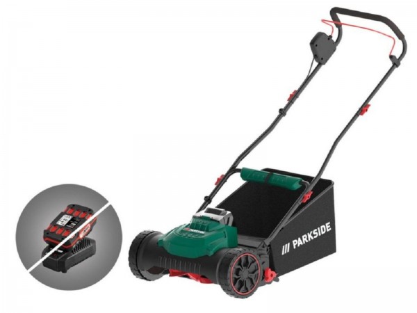 PARKSIDE® 20V Akku-Spindelmäher Rasenmäher PSMA 20-Li A1 ohne Akku und Ladegerät